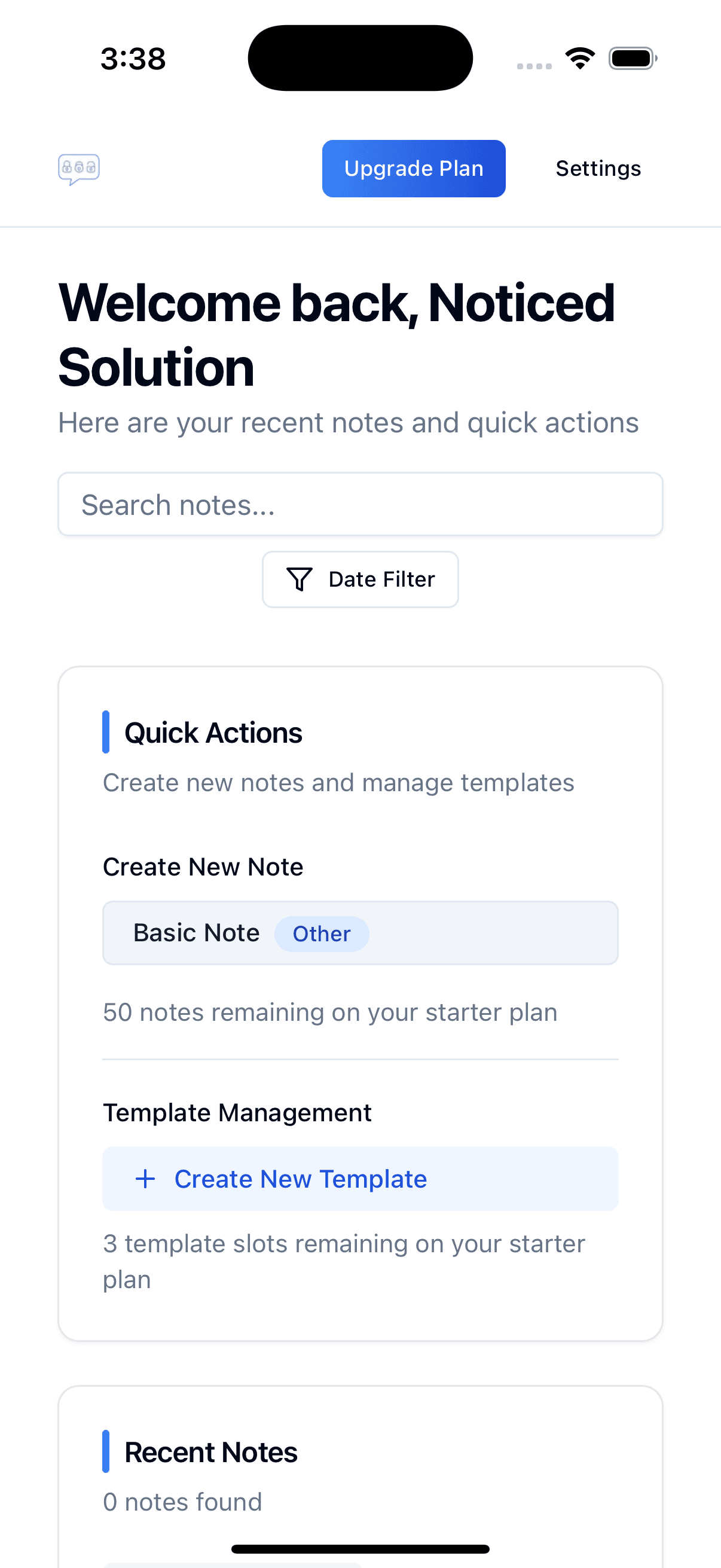 NicheNotes screenshot 1